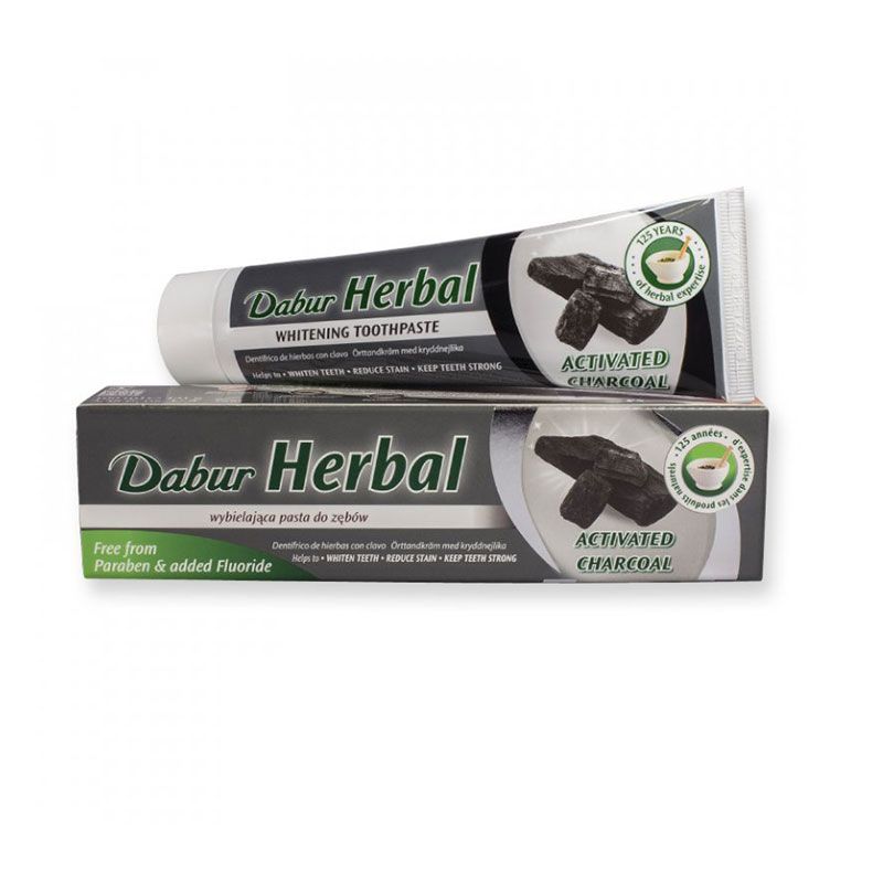 Паста за зъби Dabur Herbal с активен въглен 100ml